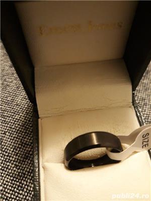 Verighete din titan placate cu aur 18k  - imagine 2