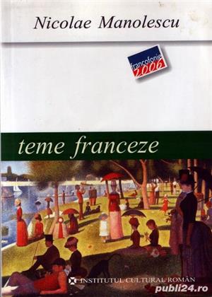 Teme franceze de Nicolae Manolescu