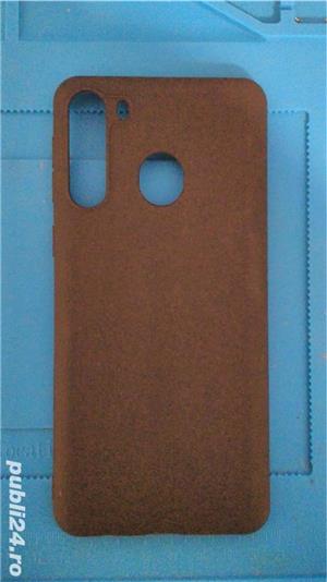 Husa TPU OEM Candy Pentru Samsung Galaxy A21, Neagra, Bulk - imagine 3
