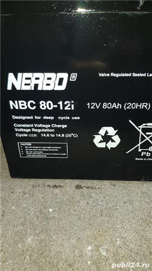 acumulatori nerbo NBC 80 12i pentru carucioare electric - imagine 3