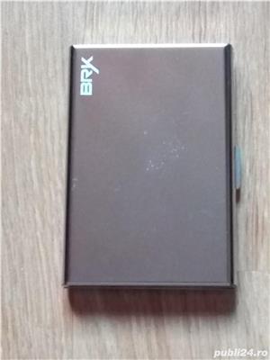 Suport metalic pentru carduri bancare de sănătate sau permis conducere - imagine 2