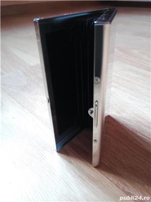 Suport metalic pentru carduri bancare de sănătate sau permis conducere - imagine 4