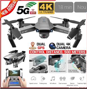 Drona GPS cu 2 camere una 4K si una HD D 500 metri zbor 18 min GPS 