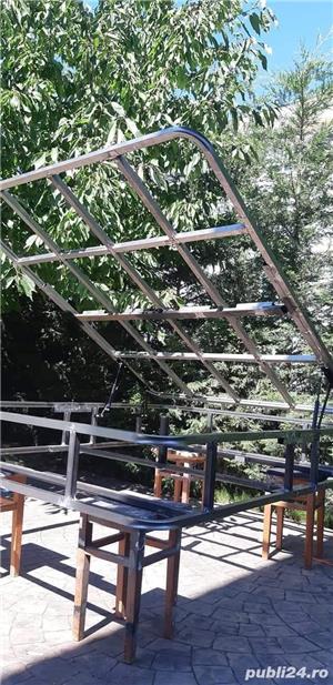 Paturi metalice tapitate - imagine 4