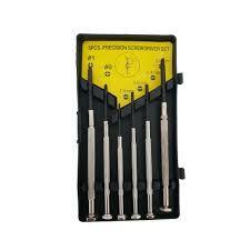 Trusa cu 6 surubelnite mici de precizie, termorezistente cu maner cromat.Produs nou. - imagine 2