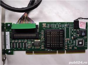 Placa PCI Controler-Adaptor SCSI + Cabluri LSI20320-HP Originala LSI Logic LSI20320-HP 64-bit PCI-X