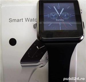 Smart Watch W9, SIM, Black NOU Compatible OS: Android Chipset: MTK6261D Works with Micro SIM - imagine 4