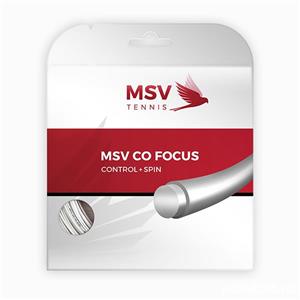 Racordaj tenis MSV Co Focus grosime 1.27mm alb plic sau rola