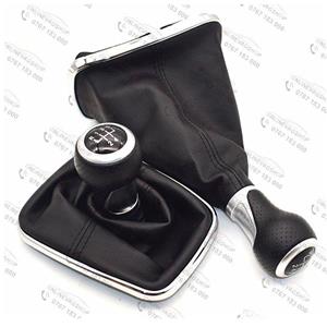 Nuca piele S-line + manson schimbator Volkswagen Bora Golf 4 - imagine 4