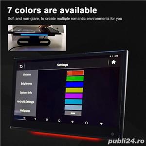 Monitor tetiera android 13.3" tableta smart hdmi usb sd 4k internet wifi leduri si logo selectabile - imagine 7