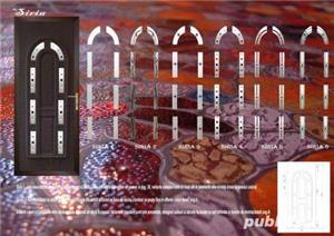 Panel ornamental PVC sau aluminiu SIRIA 3   față de ușă termopan - imagine 2