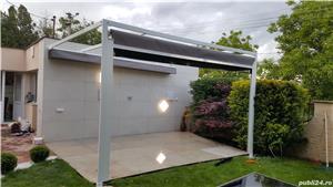 Pergolă textilă TIMIS acoperire terasa, umbrire gradina - imagine 3