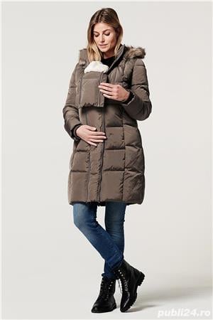 Geaca pentru gravide 3in1 maro New Anna Noppies - imagine 2