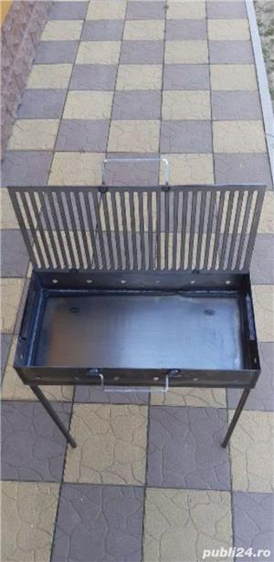 Gratar tip diplomat din otel - imagine 3