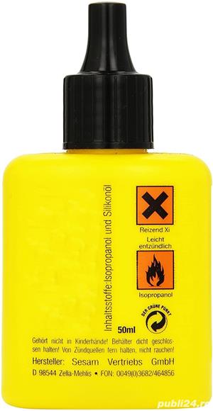 Ulei antiinghet Sesam 50 ml p deblocare dejivrare dezghetare incuietori lacat yale broasca casa auto - imagine 4