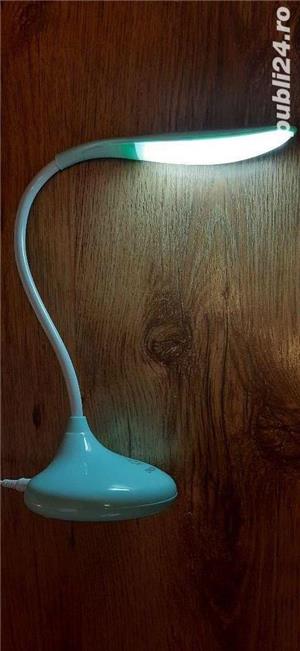  Lampa de birou reincarcabila cu Led si senzor tactil, Nou! - imagine 2