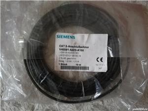 Cablu profesional industrial Siemens CAT5 mufat RJ45 to RJ45 10 metri