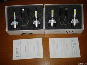 Set bec led masina h7 3800lm 36w 12v lumina puternica