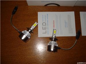 Set bec led masina h7 3800lm 36w 12v lumina puternica - imagine 3