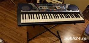 Orga midi clapa pian Yamaha PSR-260 Miles 611A Stativ Miditech - Midi keyboard controller