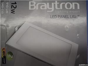 Panou (Aplica) LED Patrata  Incastrabila 12W Lumina Alba 4200K, 17 cm