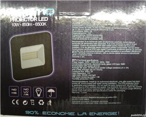 Proiector Aluminiu LED 10W SLIM 6500K Exterior/Interior - imagine 2