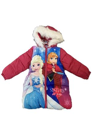 Geaca de iarna roz Elsa & Anna Frozen - imagine 1