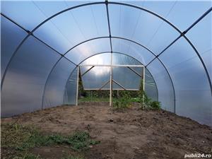 Solar metalic pentru legume si flori 22 m lungime /4 m deschidere/ 2,5 m inaltime - imagine 4