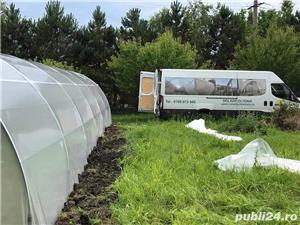 Solar metalic pentru legume si flori 22 m lungime /4 m deschidere/ 2,5 m inaltime - imagine 3