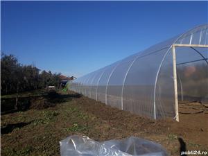 solar metalic pentru legume si flori 12 m lungime /4 m deschidere/ 2,5 m inaltime - imagine 2