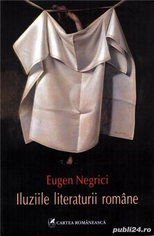 Iluziile literaturii române de Eugen Negrici
