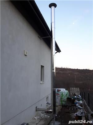 Cos de fum din inox izolat, sistem complet 150 / 200 x 5 m