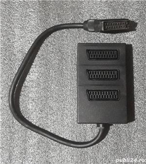 Adaptor scart tata la 3 scart mama - imagine 2