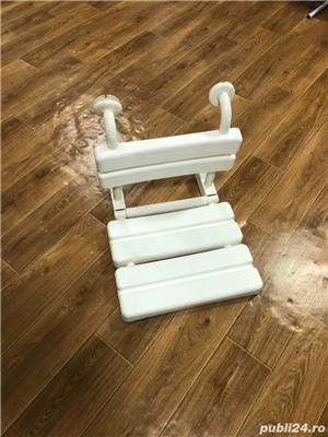 Scaun baie Pt perete ,rabatabil Pt persoane cu dizabilitati , bolnavi - imagine 2