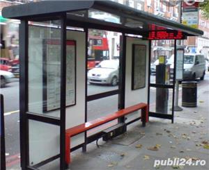 Statie de autobuz cu panou info iluminat cu led model ST10 - imagine 4
