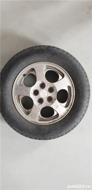 4 Roti MITSUBISHI  PININ  215/65/R16,  cu cauciucuri AS - imagine 3