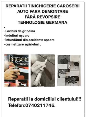 Reparatii caroserii auto PDR