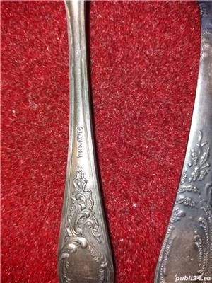 Lingurite Alpaca argintate 12 buc - imagine 2