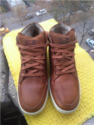 Ghete piele, HUB, marime 42 (27 cm)