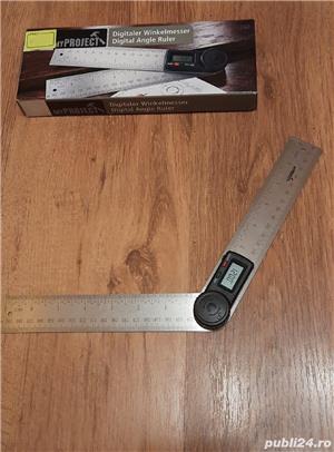 Dispozitiv/Raportor digital de masurare a unghiurilor 0 - 360 grade, afisaj LCD, NOU ! - imagine 3