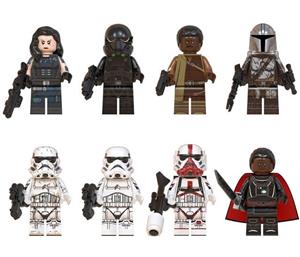 Set 8 Minifigurine tip Lego Star Wars cu DeathTrooper si Cara Dune