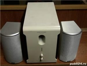Sistem audio de colectie vintage 2.1 - Microlab M500 statie putere Eastern HF-B40 