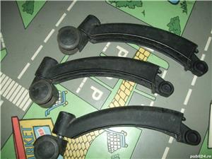 Picioare cu roți scaun birou set 3 buc.