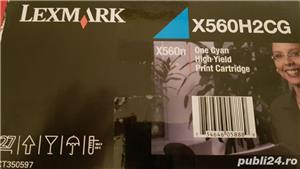 Toner Lexmark X560H2CG - Cyan 10000 pagini ORIGINAL - imagine 2