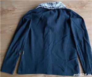 Bluza cu guler blanita - M  - imagine 3