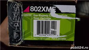 Toner Lexmark CX510 802XME 80C2XME, magenta original - imagine 2