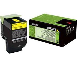 Toner Lexmark CX510 80C2XYE 802XYE, galben, original