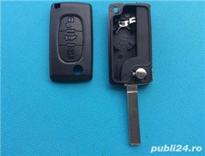 Carcasa cheie auto Citroen si Peugeot - imagine 7