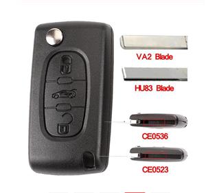 Carcasa cheie auto Citroen si Peugeot - imagine 5