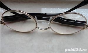 Rama metal auriu si plastic pentru ochelari de dama - imagine 2